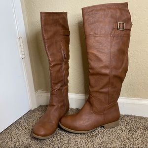 Knee High Brown Boots